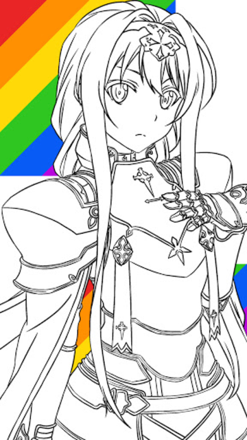 About sword art online coloring book google play version