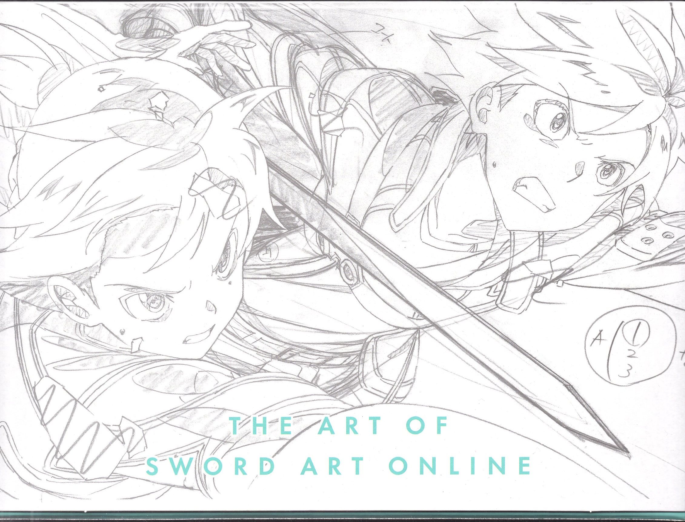 The art of sword art online ticket bonus item case and notebook set online shop