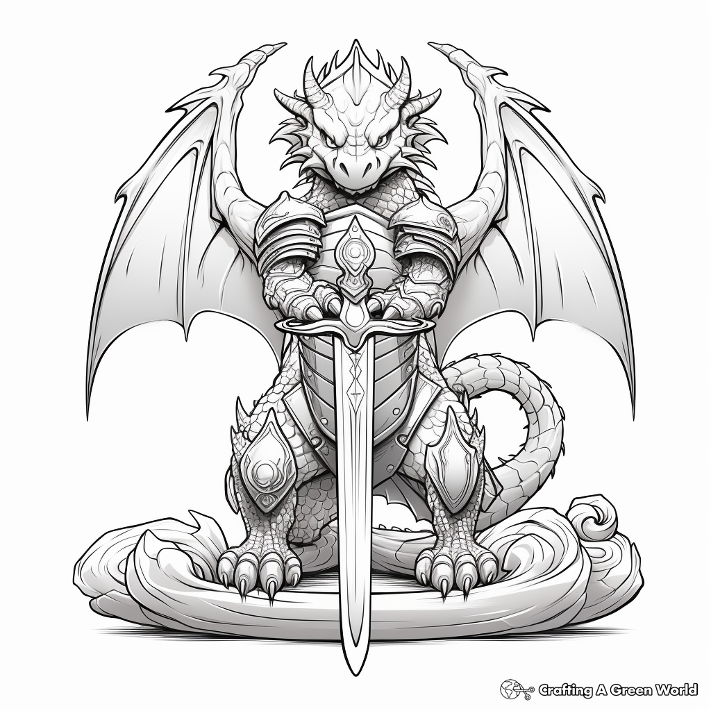 Sword coloring pages