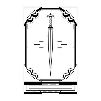 Page sword coloring images