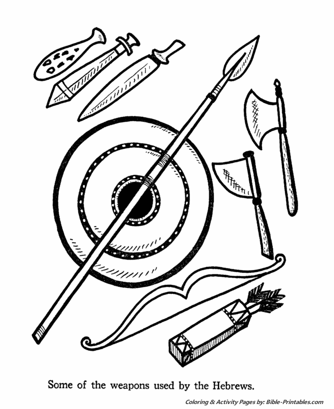 Bible life and times coloring pages