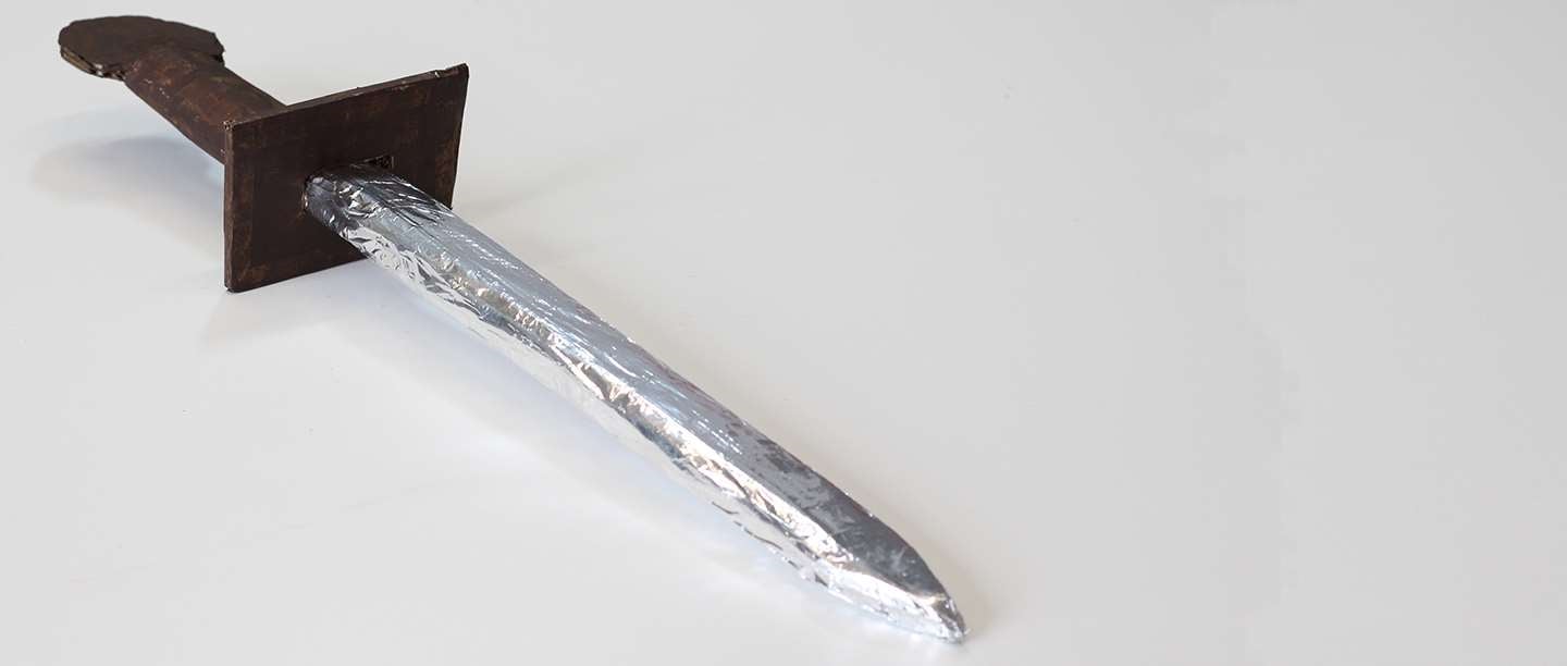 How to make a cardboard sword english heritage