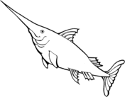 Swordfish coloring pages free coloring pages