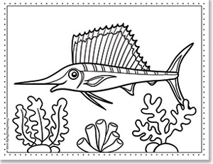 Free printable fish coloring pages for kids of all ages