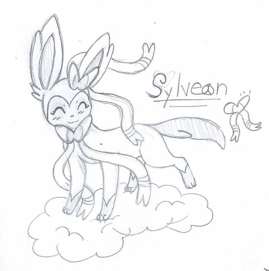 Sylveon sketch by owls on