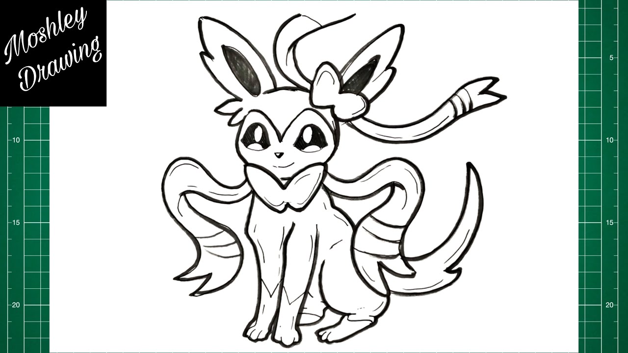 How to draw sylveon