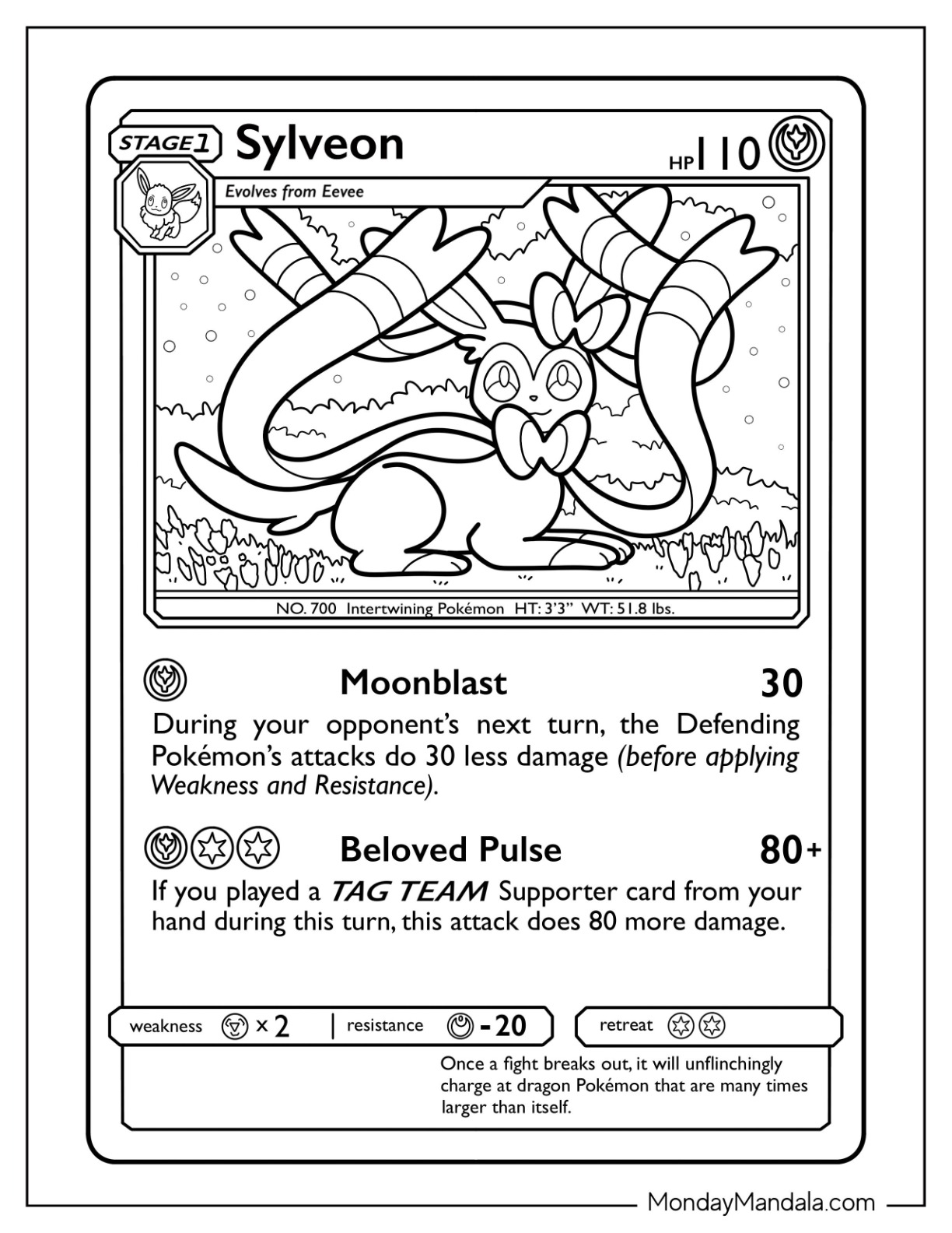 Sylveon coloring pages free pdf printables