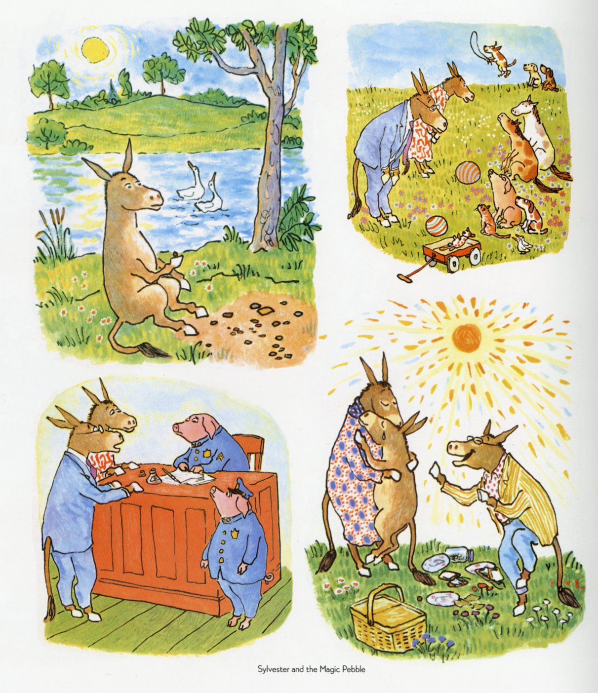 Sylvester and the magic pebble by william steig â artst blog