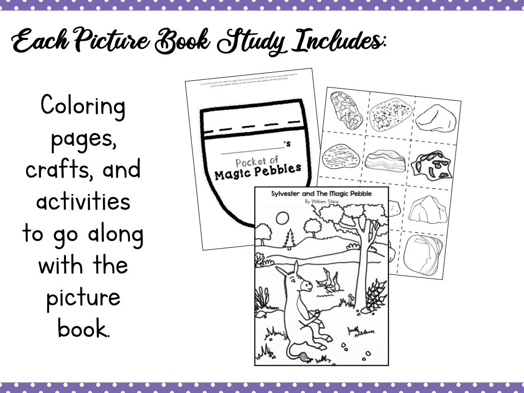 Sylvester and the magic pebble picture book study