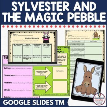 Sylvester and the magic pebble by william steig activities in digital and pdf comprehension connection