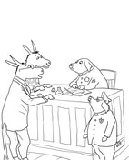 Sylvester and the magic pebble coloring pages free coloring pages