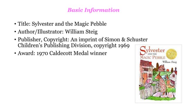 Sylvester and the magic pebble power point ppt