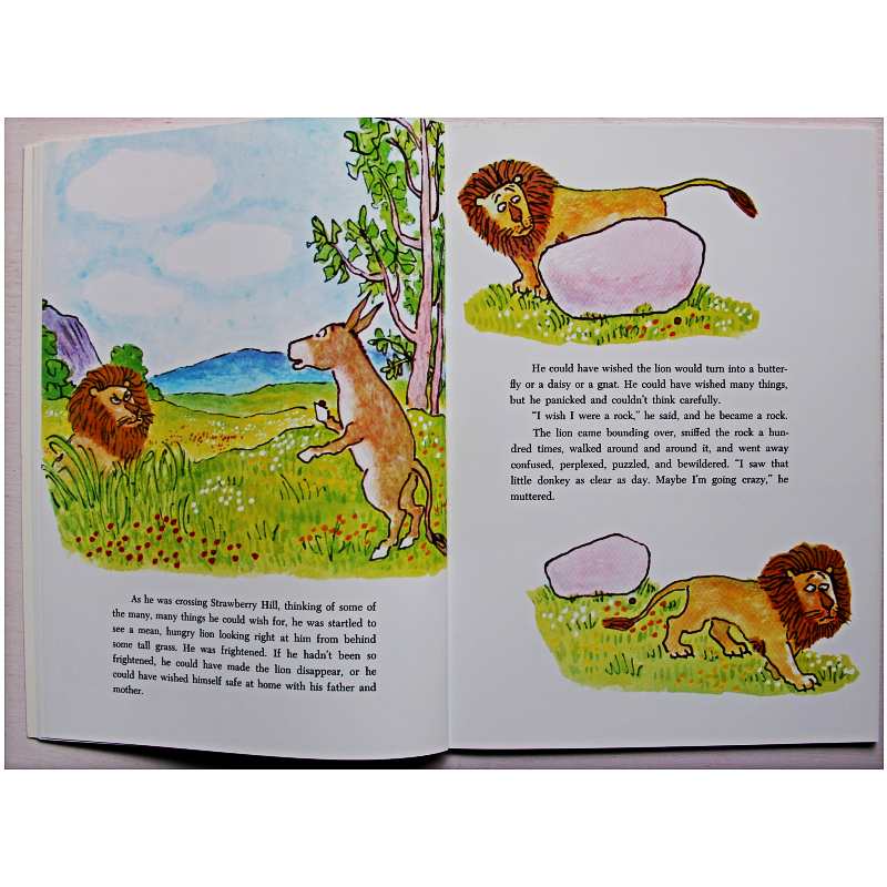 Sylvester and the magic pebble by william steig educational english picture book learning card story book for baby kids children