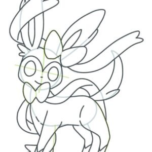 Sylveon coloring pages printable for free download