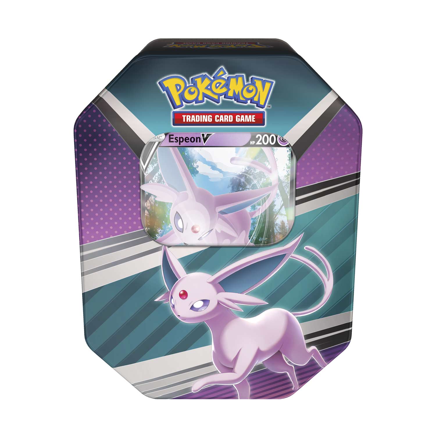 Pokãmon tcg v heroes tin espeon v