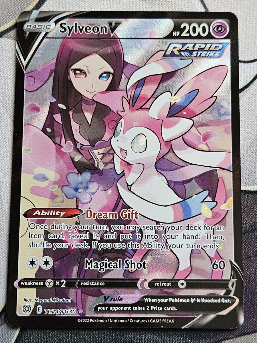 Sylveon v tgtg pokemon brilliant stars ultra rare full art holo nmmint