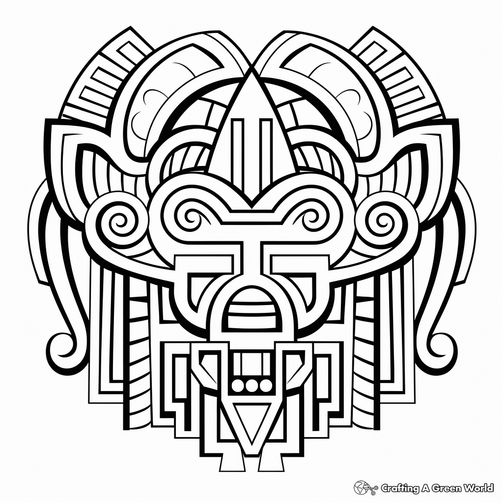 Symmetrical coloring pages