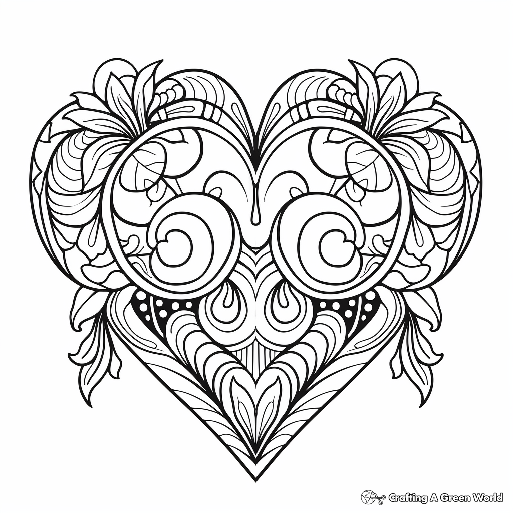 Symmetrical coloring pages