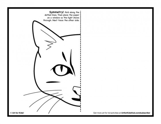 Symmetry art activity