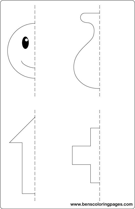 Lines of symmetrical shapes