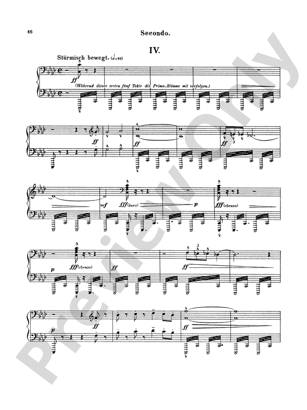 Mahler symphony no in d major iv stãrmisch bewegt part