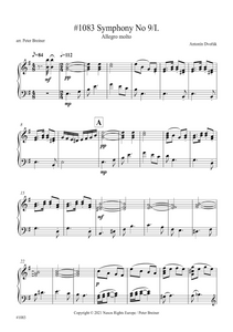 Dvoåãk allegro molto from symphony no in e minor for piano