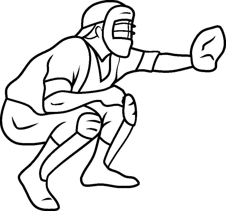 Free printable baseball coloring pages for kids