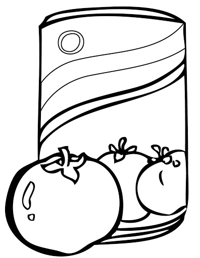 Coloring pages tomato sauce coloring pages
