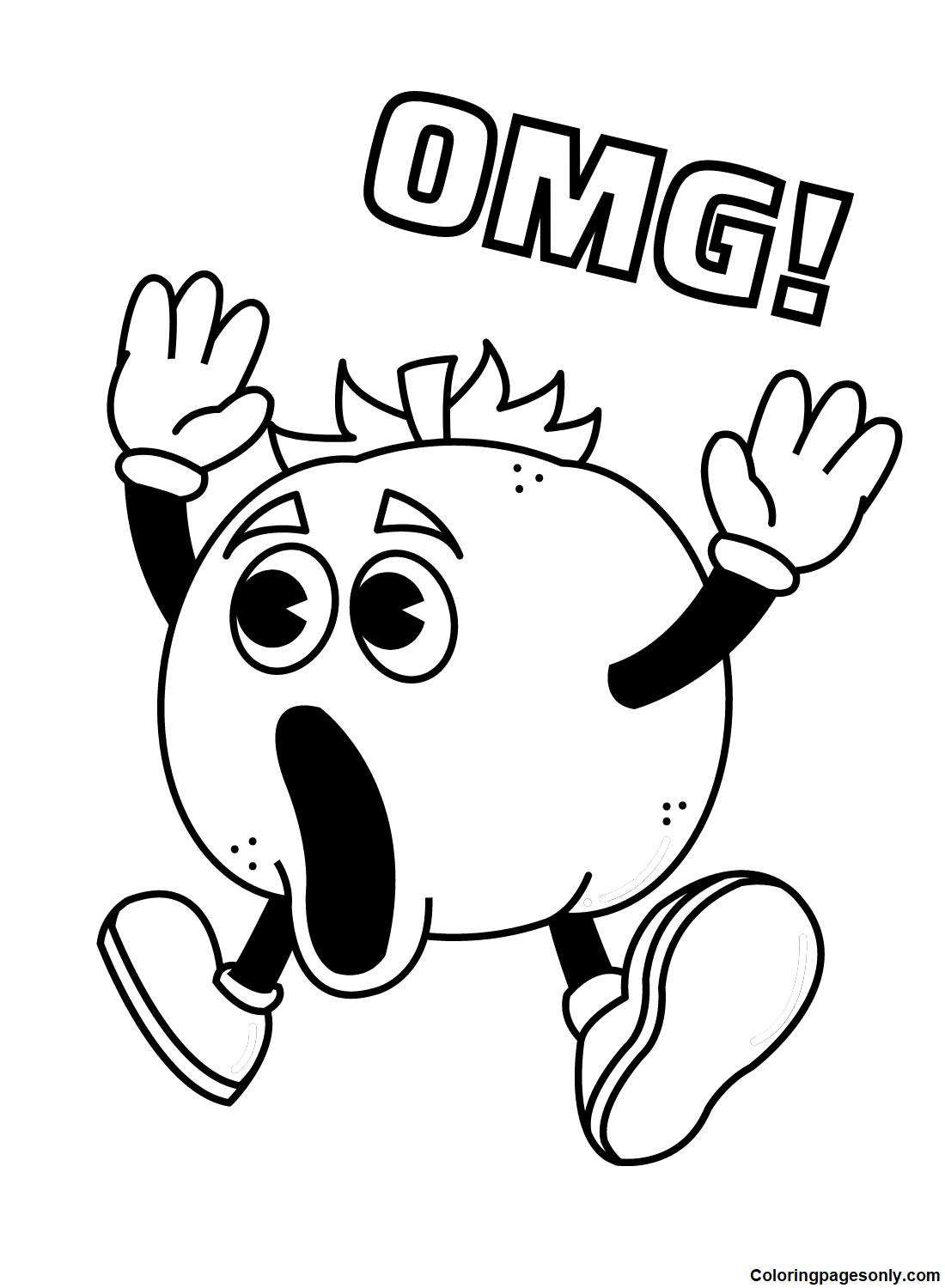 Tomato coloring pages printable for free download
