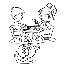 Top tomato coloring pages your toddler will love to color