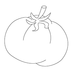 Top tomato coloring pages your toddler will love to color