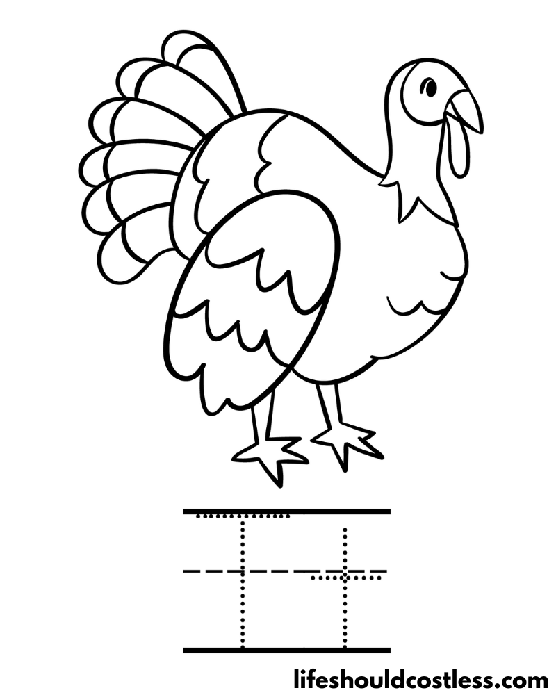 Turkey coloring pages free printable pdf templates