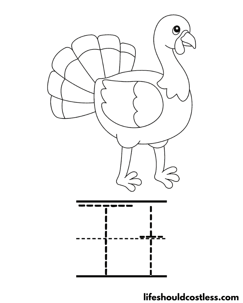 Turkey coloring pages free printable pdf templates