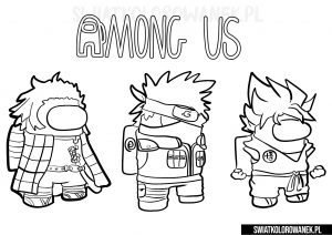 Among us coloring pages