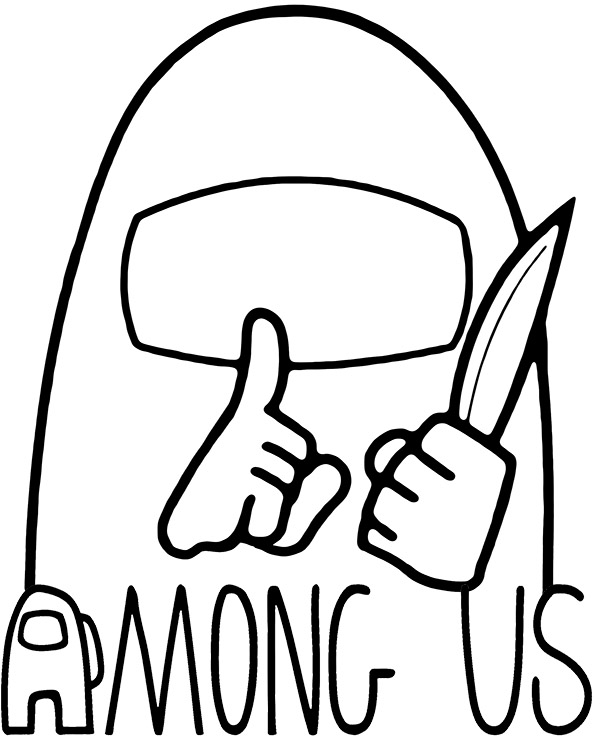 Top among us coloring pages sheets ð