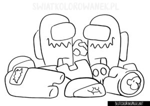 Among us coloring pages