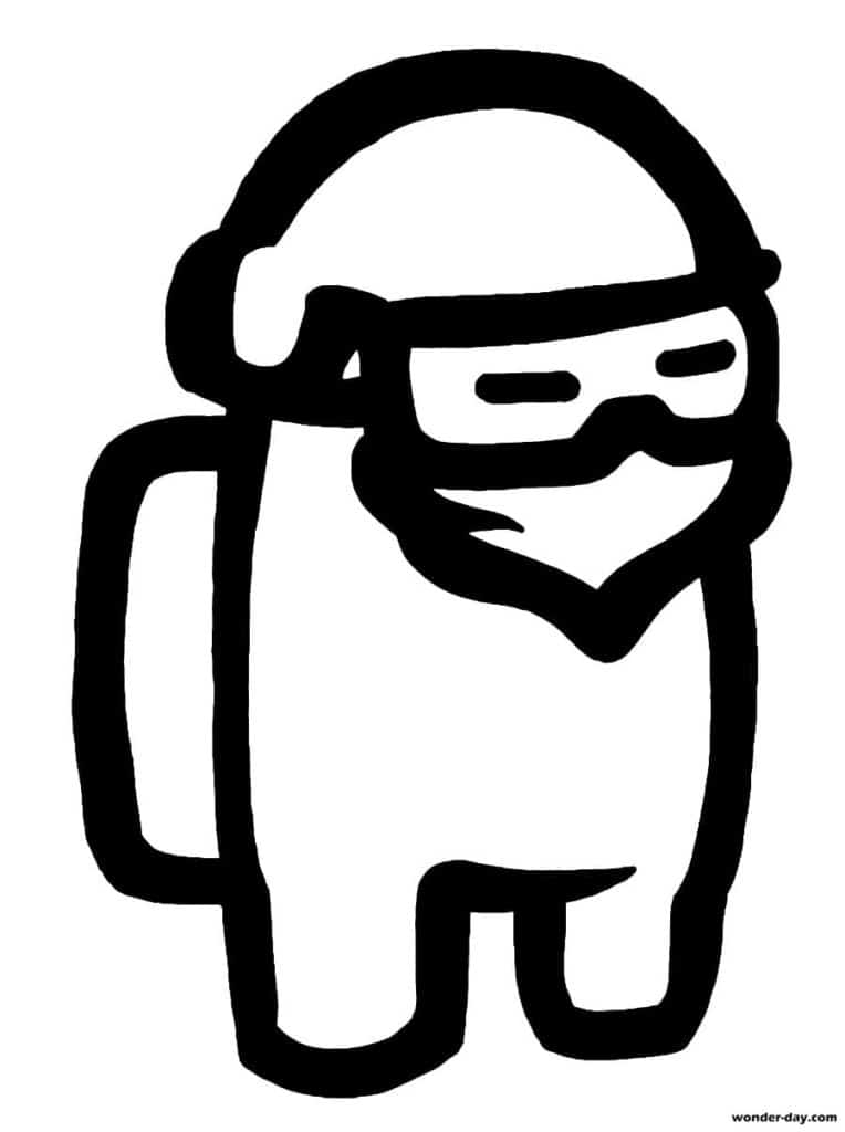 Among us coloring pages free to print