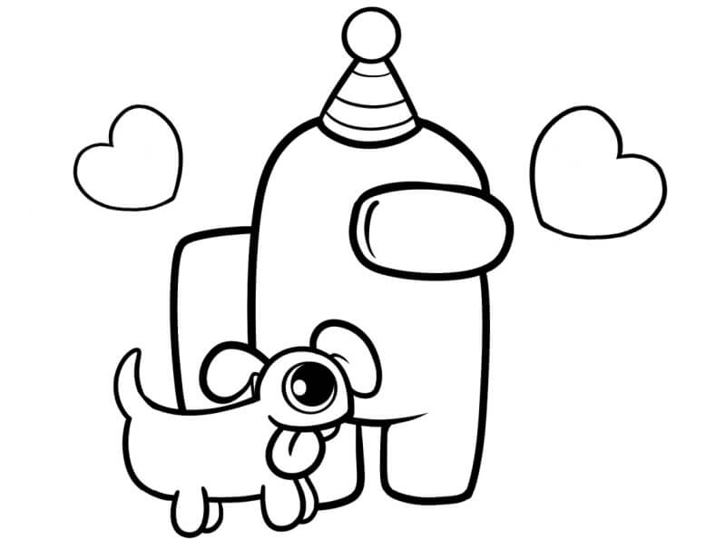 Among us coloring pages