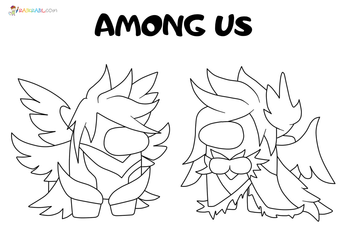 Among us coloring pages