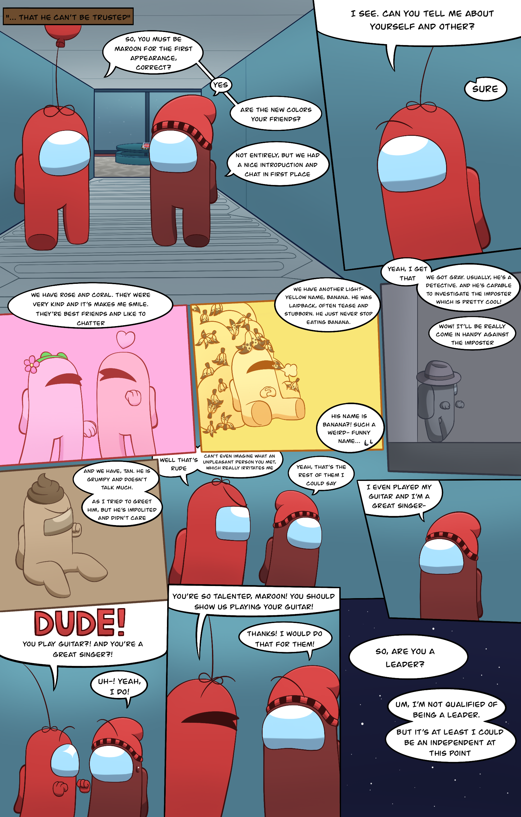 Among us meet the new colors page by generationality on