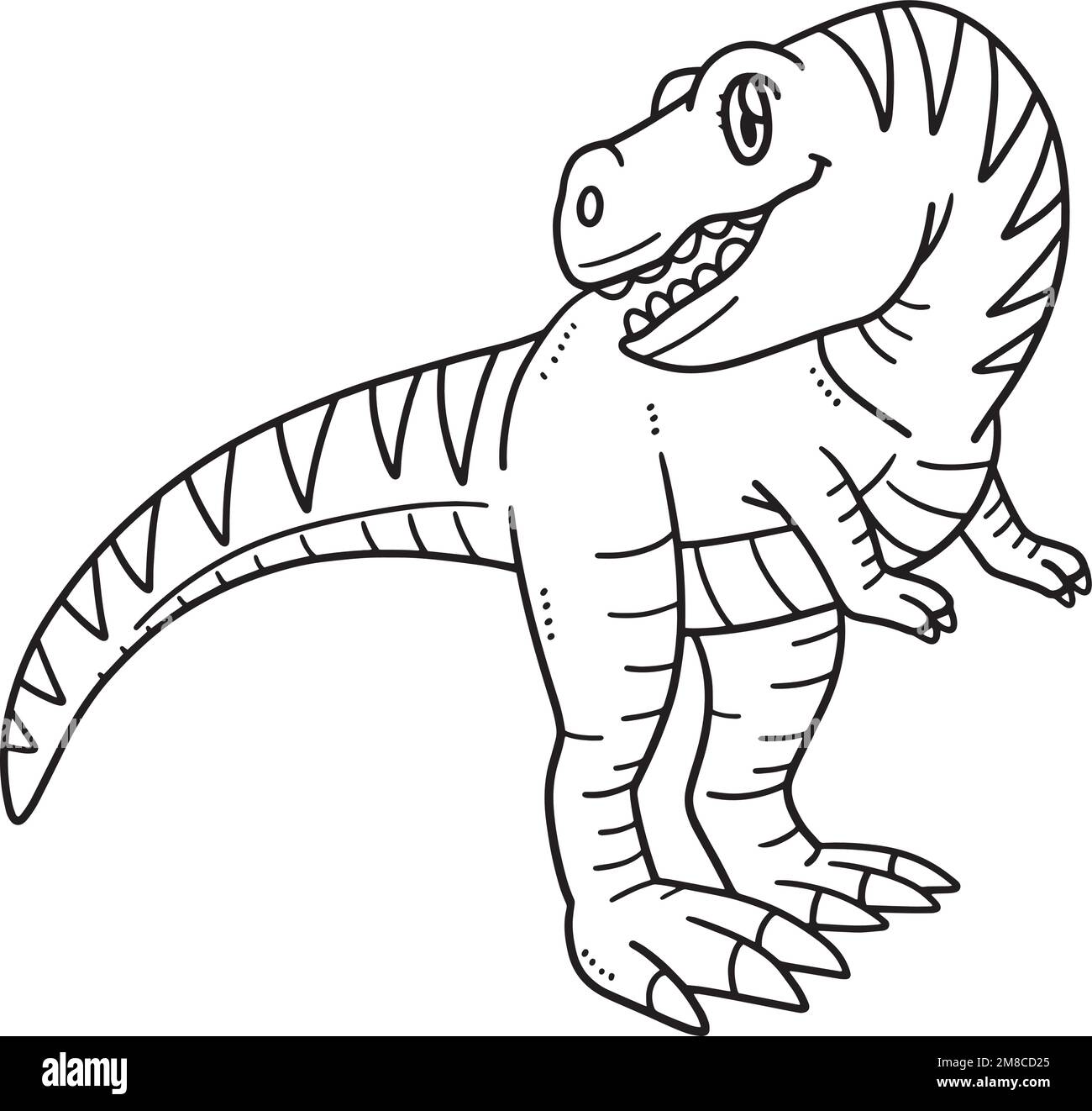 Mother t rex cut out stock images pictures