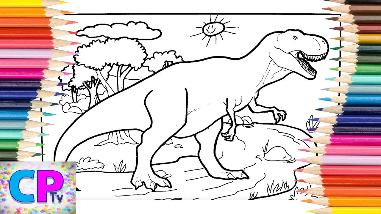 Tyrannosaurus rex coloring pagespicture of angry dinosaur tyrannosaurus rex coloring pages tv