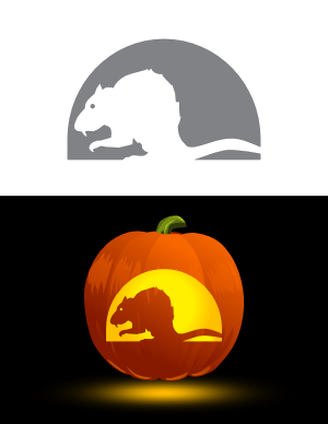 Free printable scary pumpkin stencils page