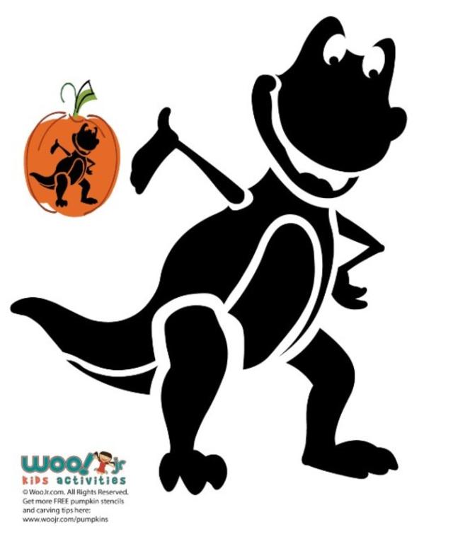 Printable pumpkin carving stencils to use as templates