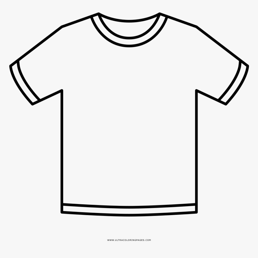 Camiseta pãgina para colorear