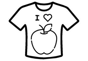 T shirt i â nutrition coloring pages no prep art sub plan by nitin sharma