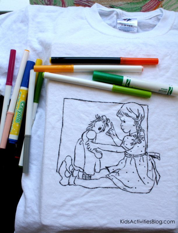 Coloring page t
