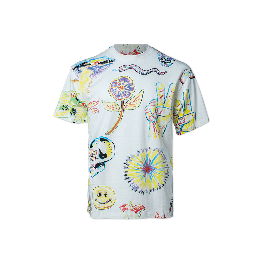 Market smiley market coloring book aop t