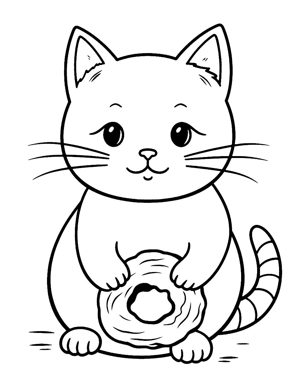 Cat coloring pages free printable sheets