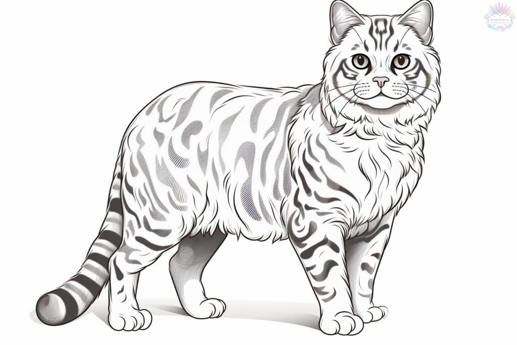 Cat coloring pages